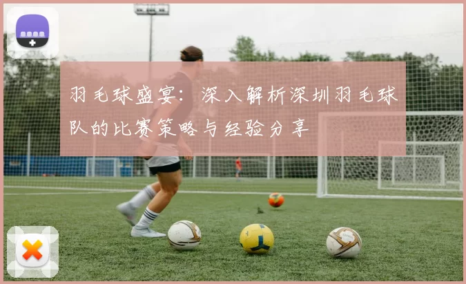 羽毛球盛宴：深入解析深圳羽毛球队的比赛策略与经验分享